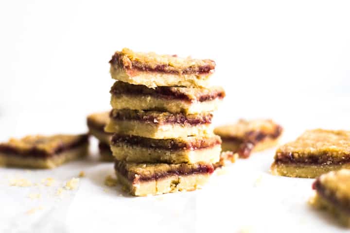 raspberry crisp bars