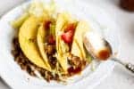 ground beef tacos by the travelpalate