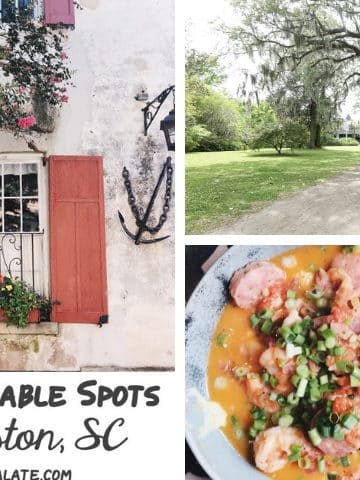 Instagramable photo ops from charleston, south carolina