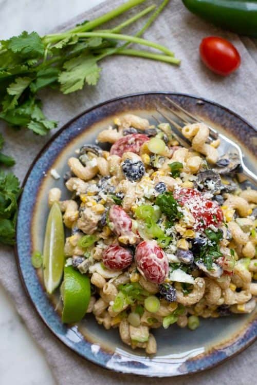 Mexican Pasta Salad | The Travel Palate