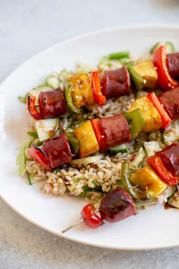 sausage skewers