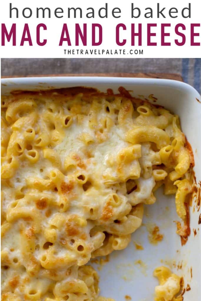 mac and cheese withe text overlay
