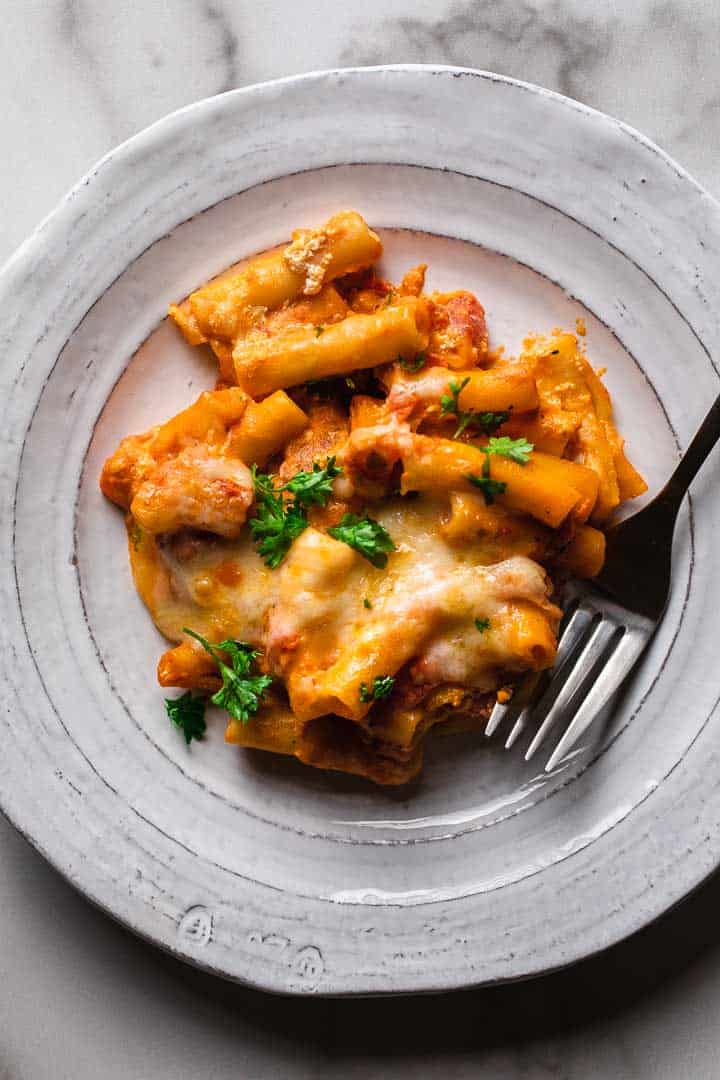 Meatless Baked Ziti The Travel Palate