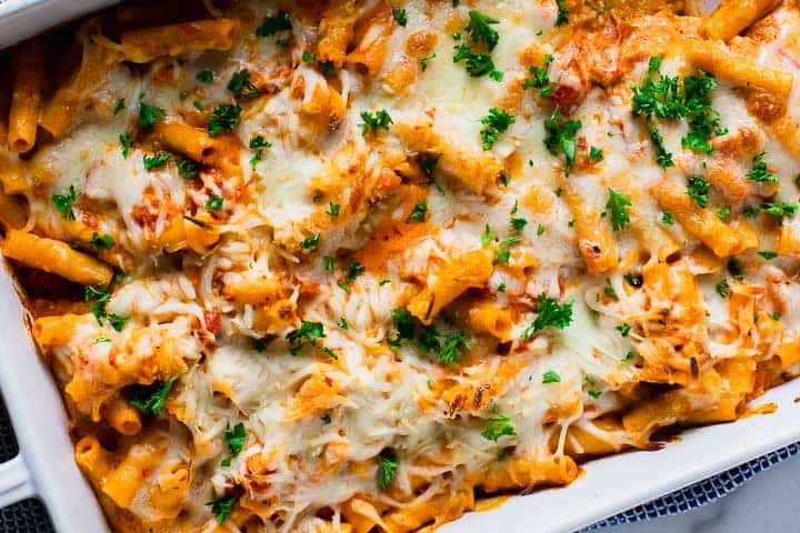 Meatless Baked Ziti | The Travel Palate