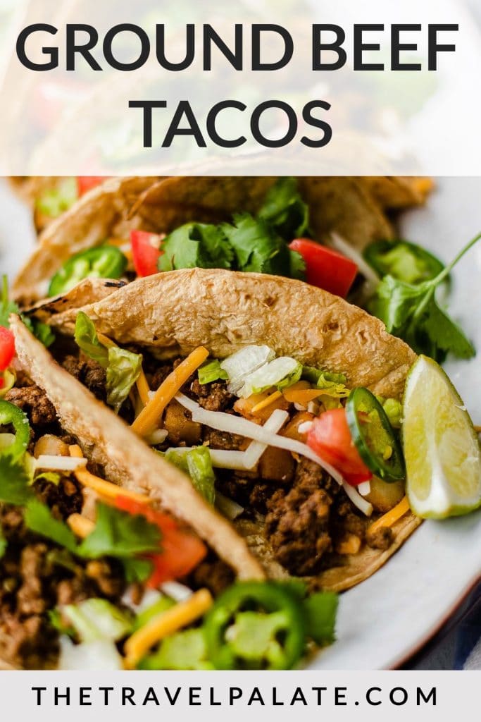 tacos with text overlay of recipe name