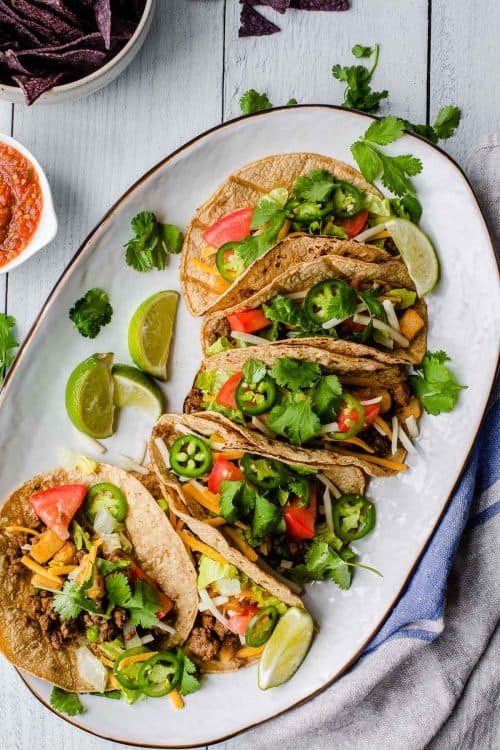 Ground Beef Tacos - The Travel Palate
