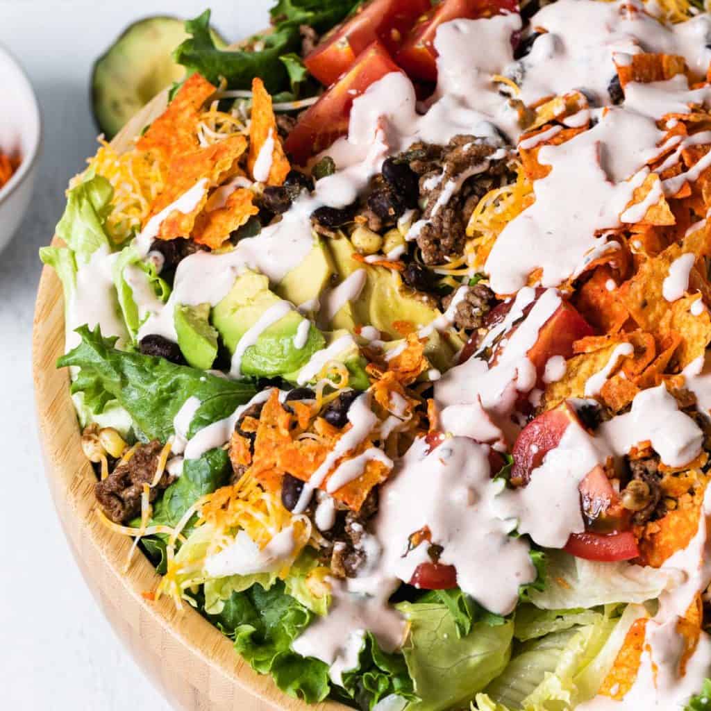 Easy Taco Salad - The Travel Palate