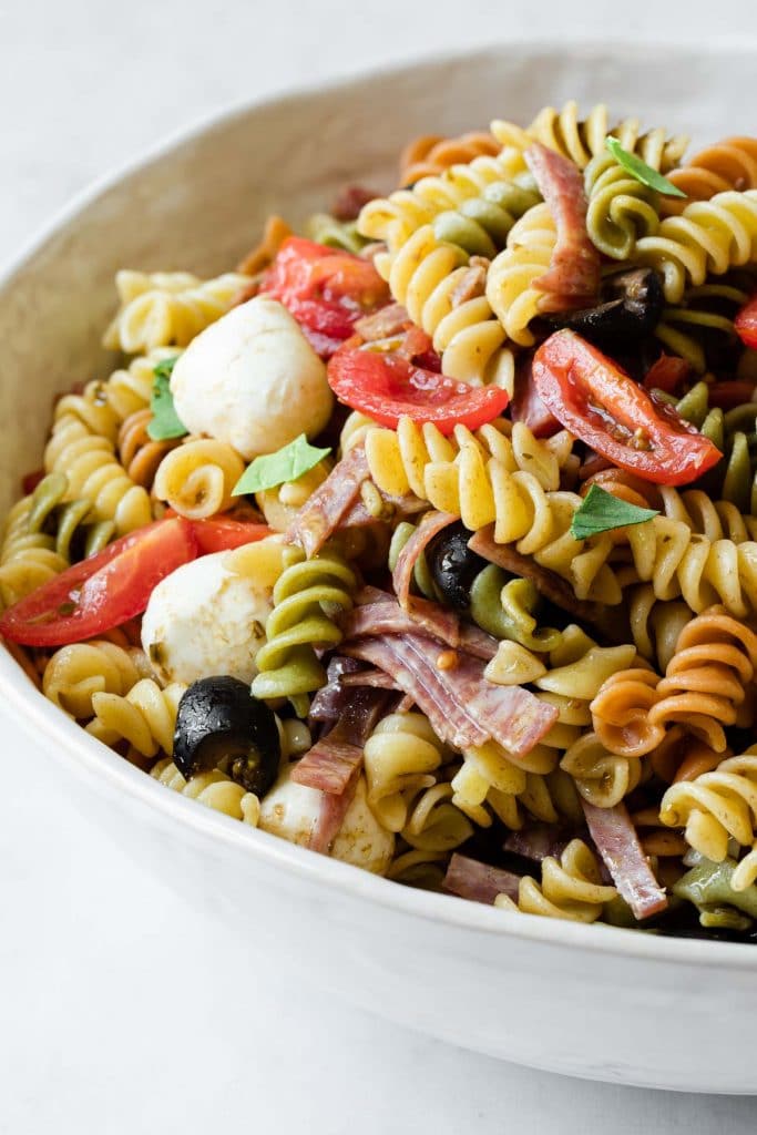 Easy Italian Pesto Pasta Salad The Travel Palate