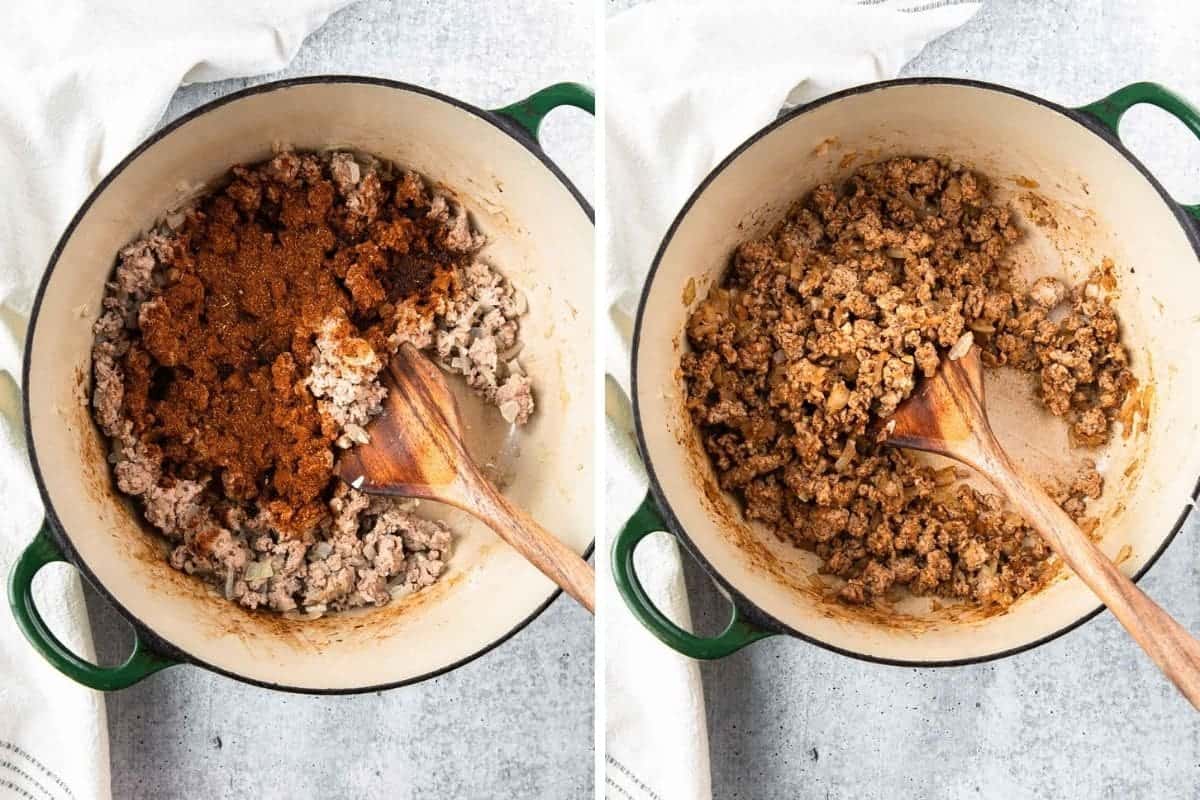 cooking ground turkey with taco seasoning