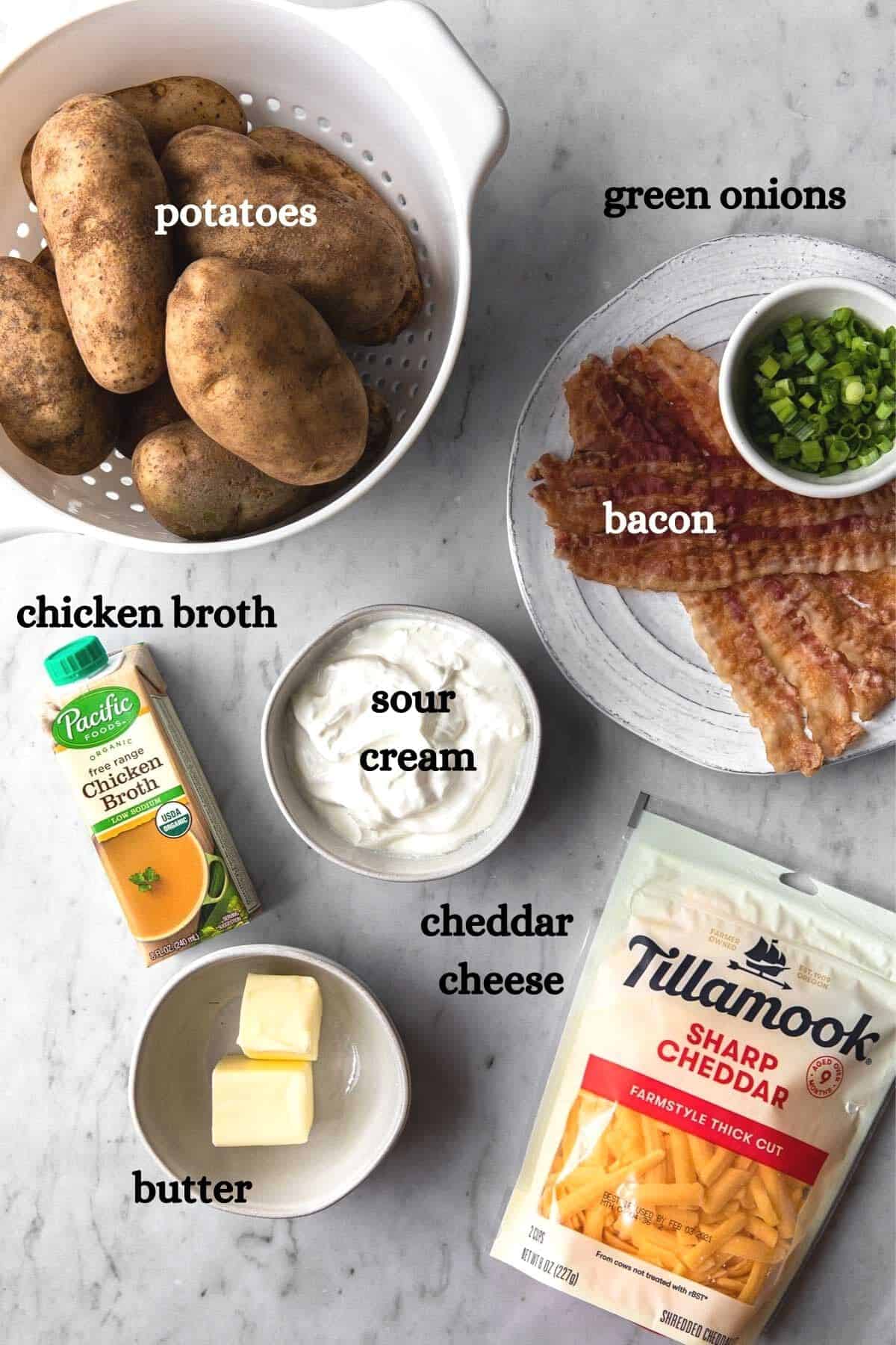 ingredients with labels