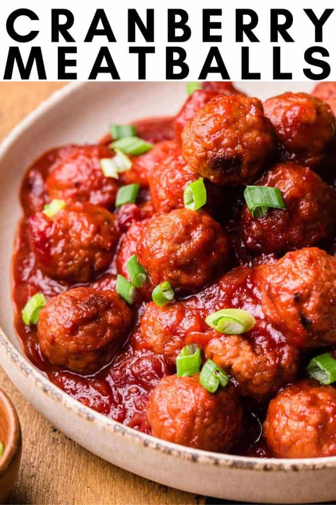 cranberry meatballs