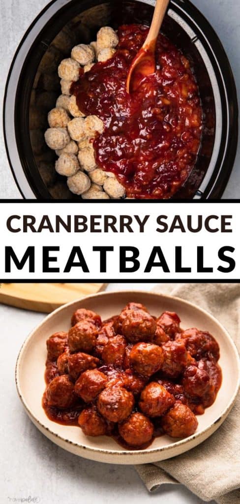 Cranberry Sauce meatballs.