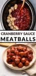 Cranberry Sauce meatballs.