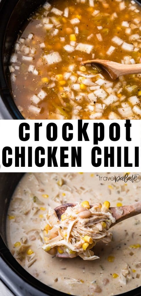 Crockpot chicken chili.