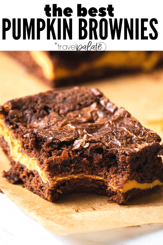 The best pumpkin brownies. The Travel Palate.