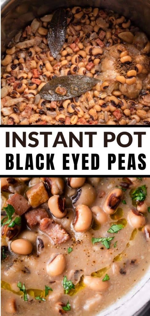 Instant pot black eyed peas.
