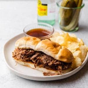 French dip sandwich.