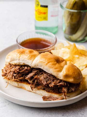 French dip sandwich.