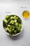 broccoli and olive oil