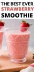 the best ever strawberry smoothie