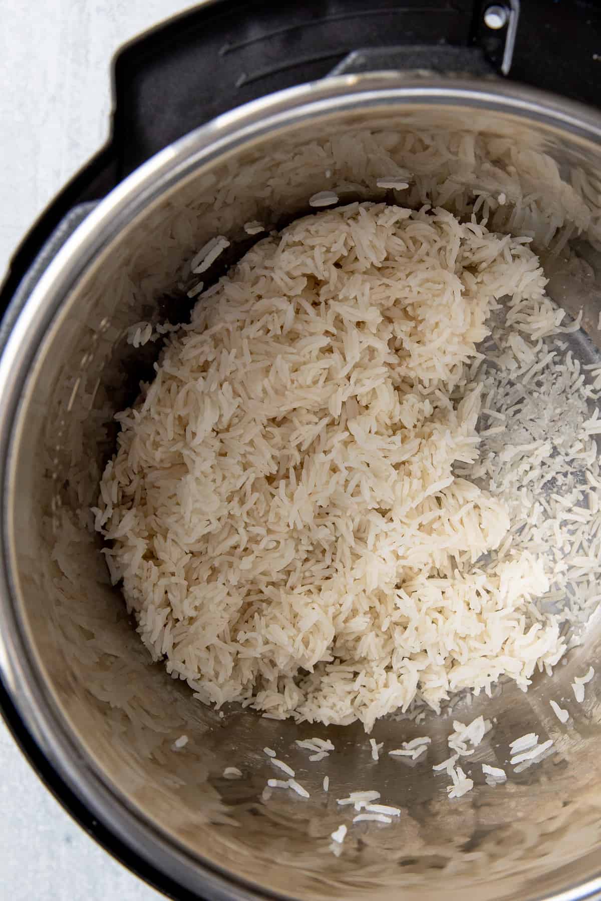 making basmati rice in the instant pot