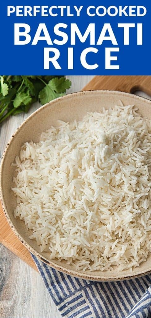 perfectly cooked basmati rice