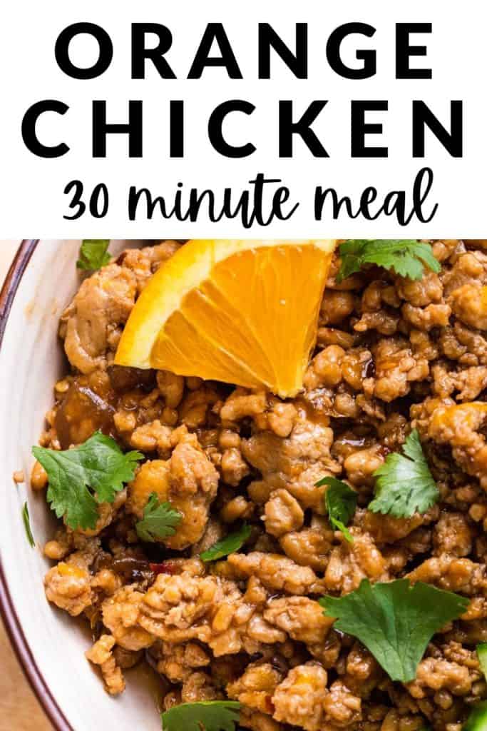 orange chicken 30 minute meal