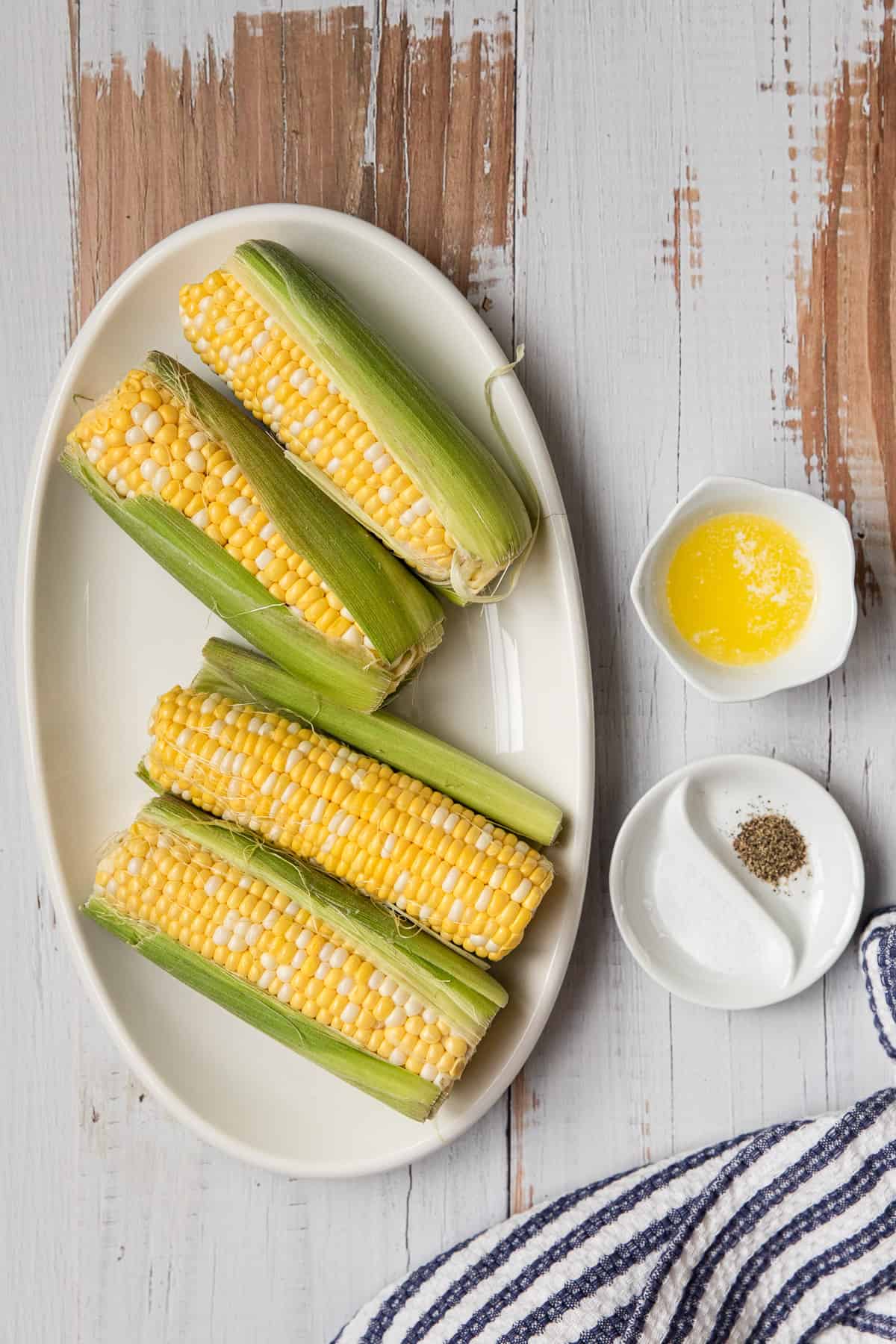 ingredients to make corn on the cob