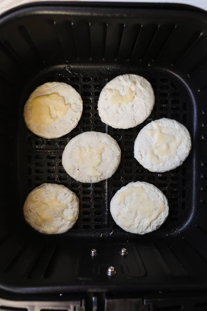 frozen biscuits in an air fryer