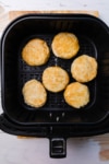 crisp biscuits in an air fryer basket