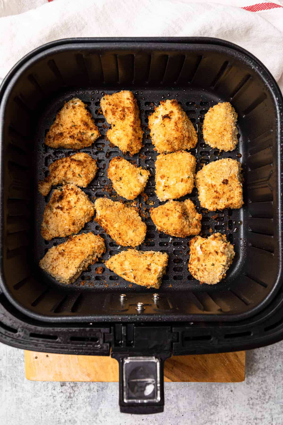 chicken pieces after being air fried