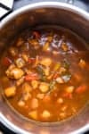recipe thickened after adding slurry