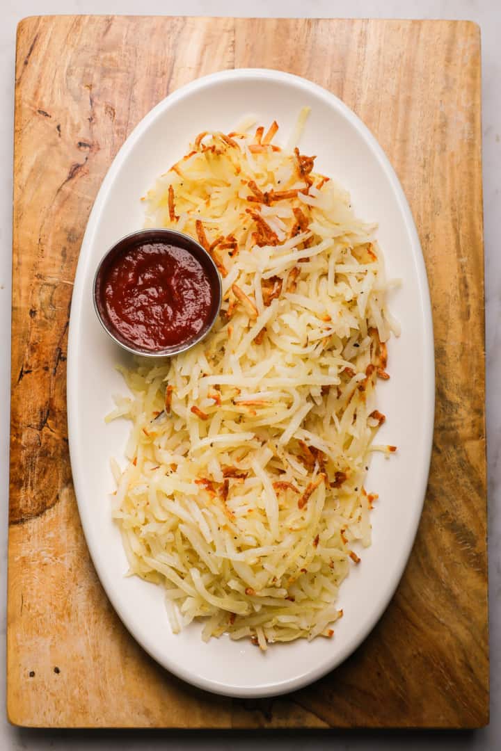 Air Fryer Frozen Hash Browns (Shredded and Patties) The Travel Palate