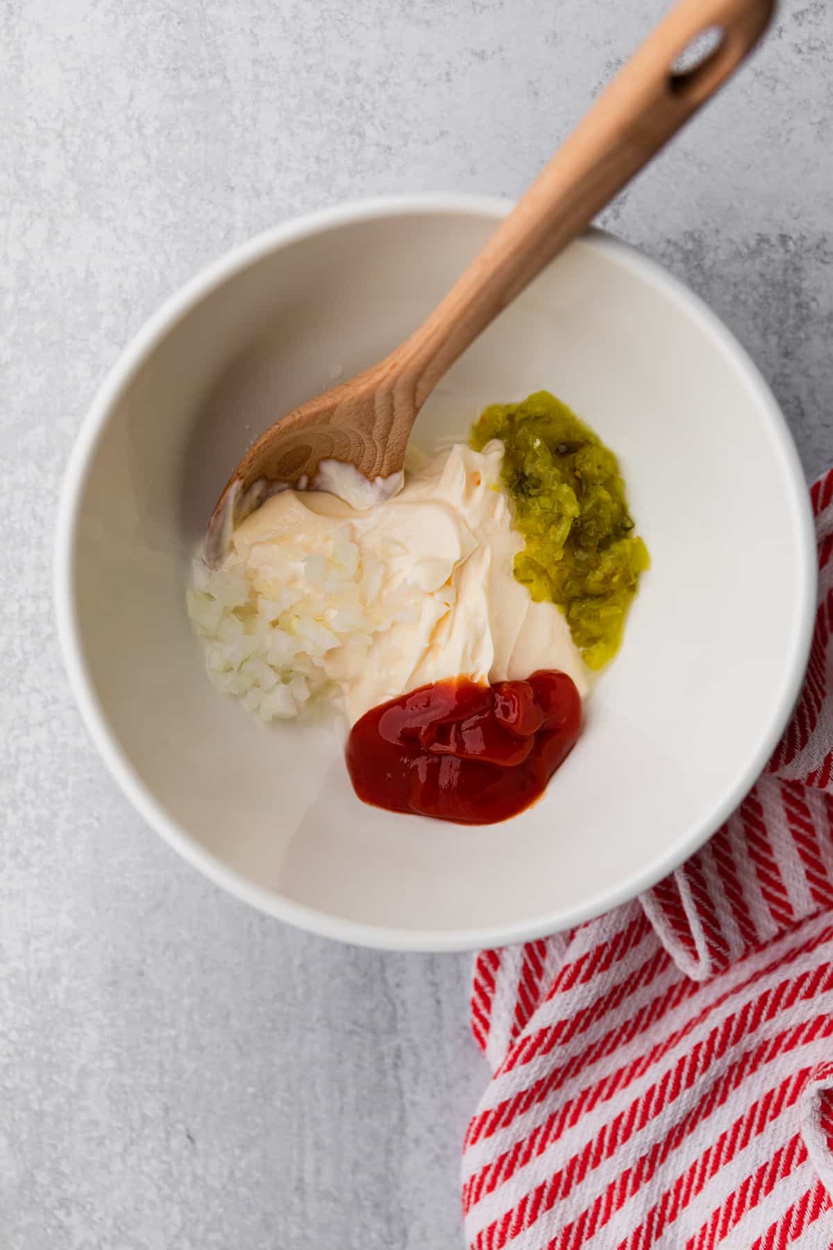 Ingredients in a bowl.