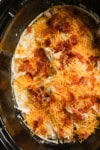 shredded cheddar and bacon added to recipe