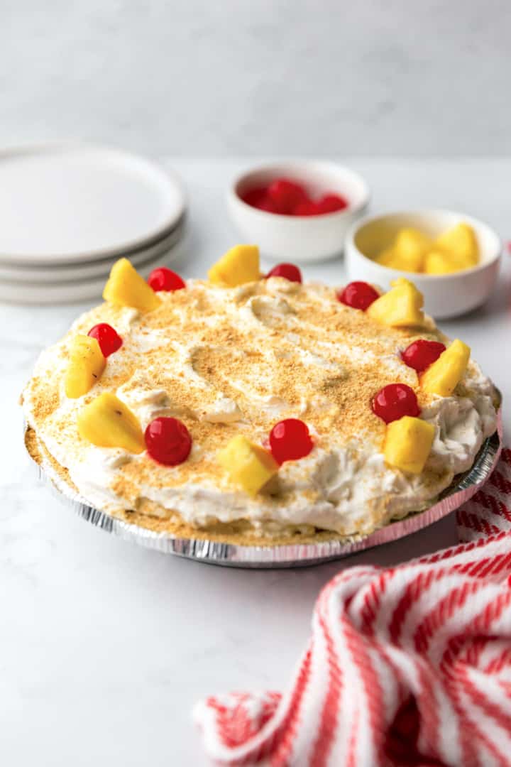 No Bake Pineapple Pie The Travel Palate