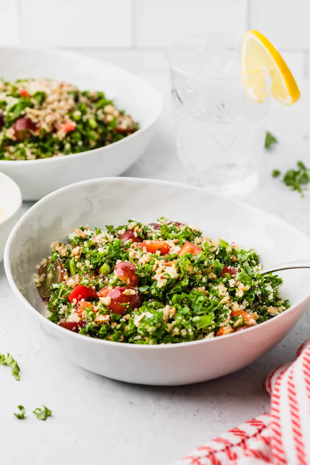 Loaded Kale Salad Bowl - aka The Best Work Day Lunch - Eat Your