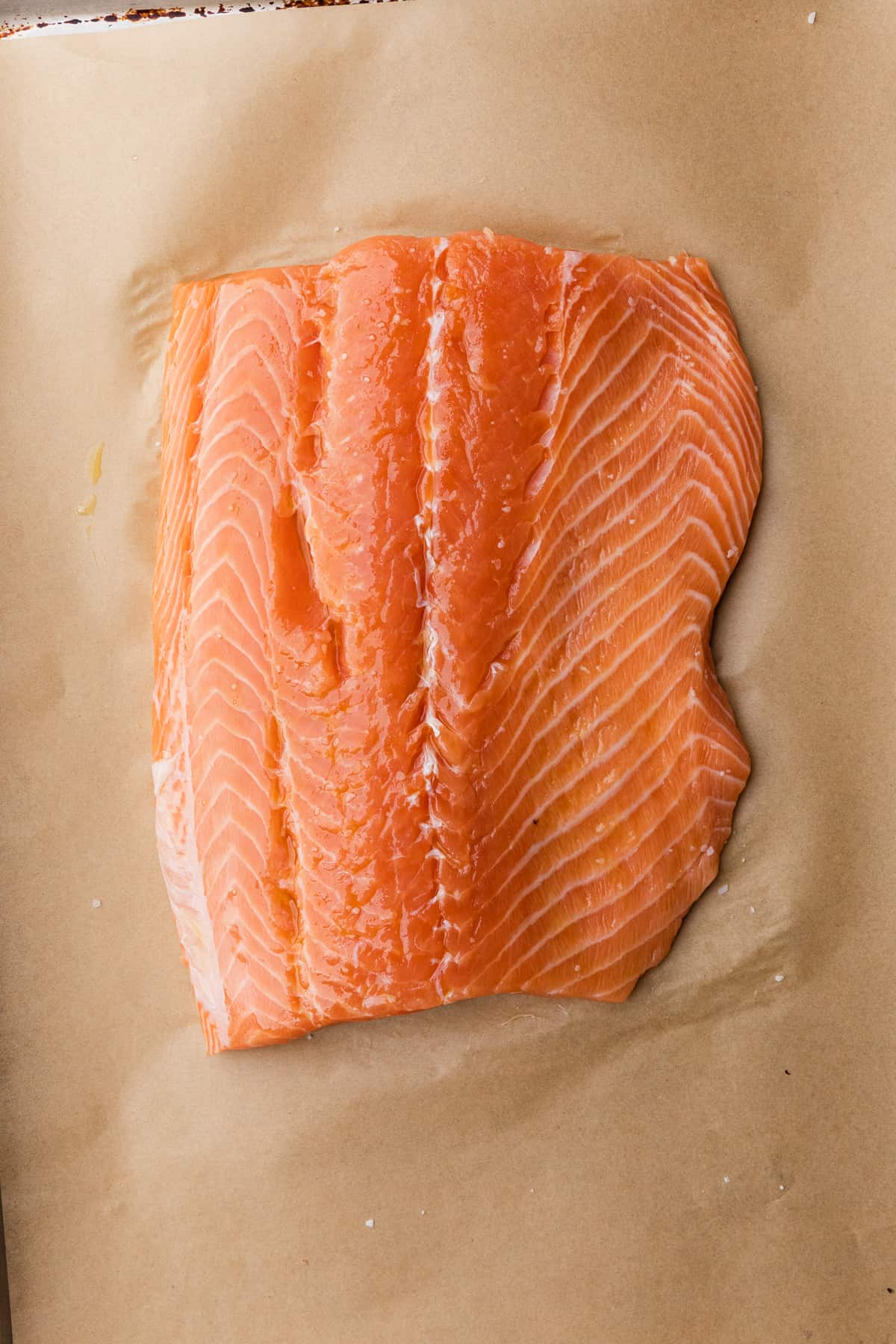 making the salmon recipe