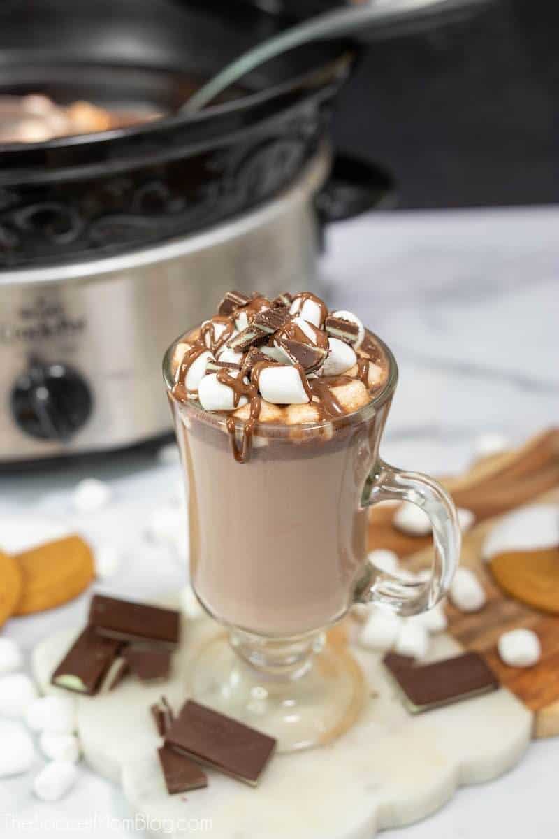 a festive hot chocolate