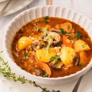 vegetable stew in a bowl