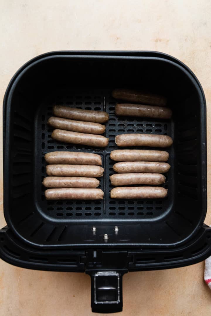 Quick and Easy Air Fryer Breakfast Sausage Links - The Travel Palate