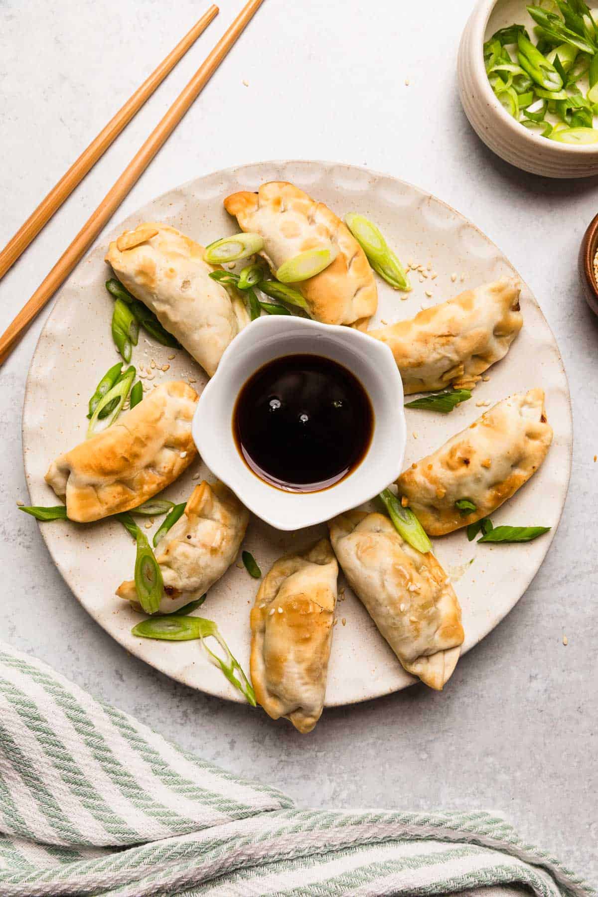 Air Fryer Pot Stickers - Cooks Well With Others