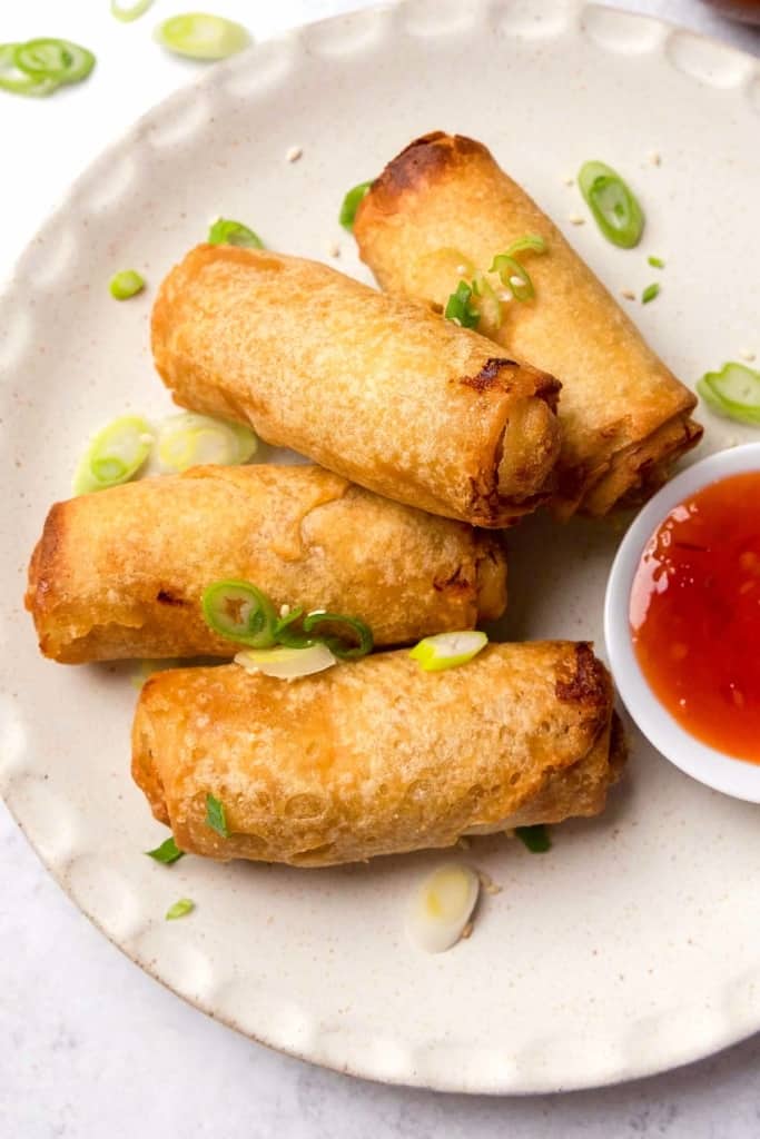 How to Cook Frozen Tai Pei Egg Rolls in Air Fryer - The Travel Palate