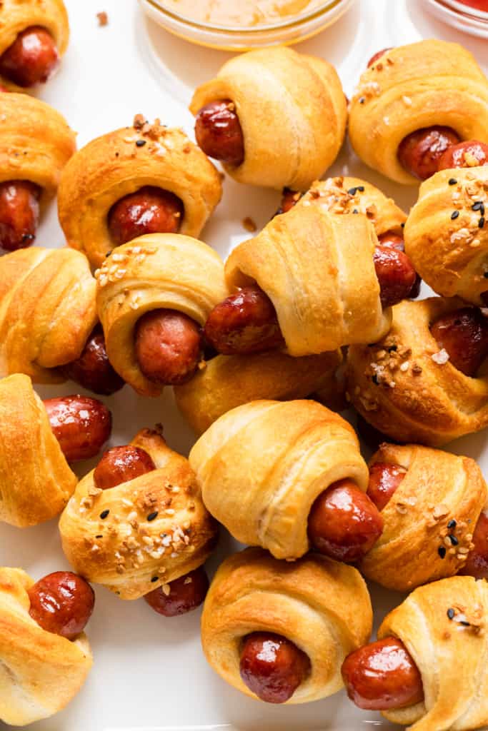 Air Fryer Pigs in a Blanket with Crescent Rolls The Travel Palate