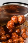 Grape jelly meatball in an instant pot.