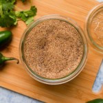 homemade authentic fajita seasoning in a weck jar