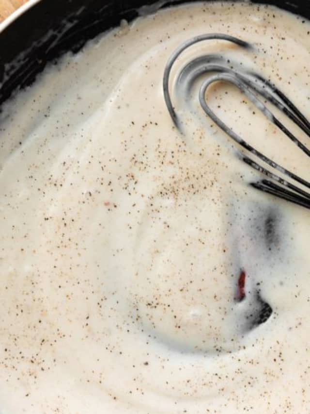 Cream gravy made with bacon grease The Travel Palate