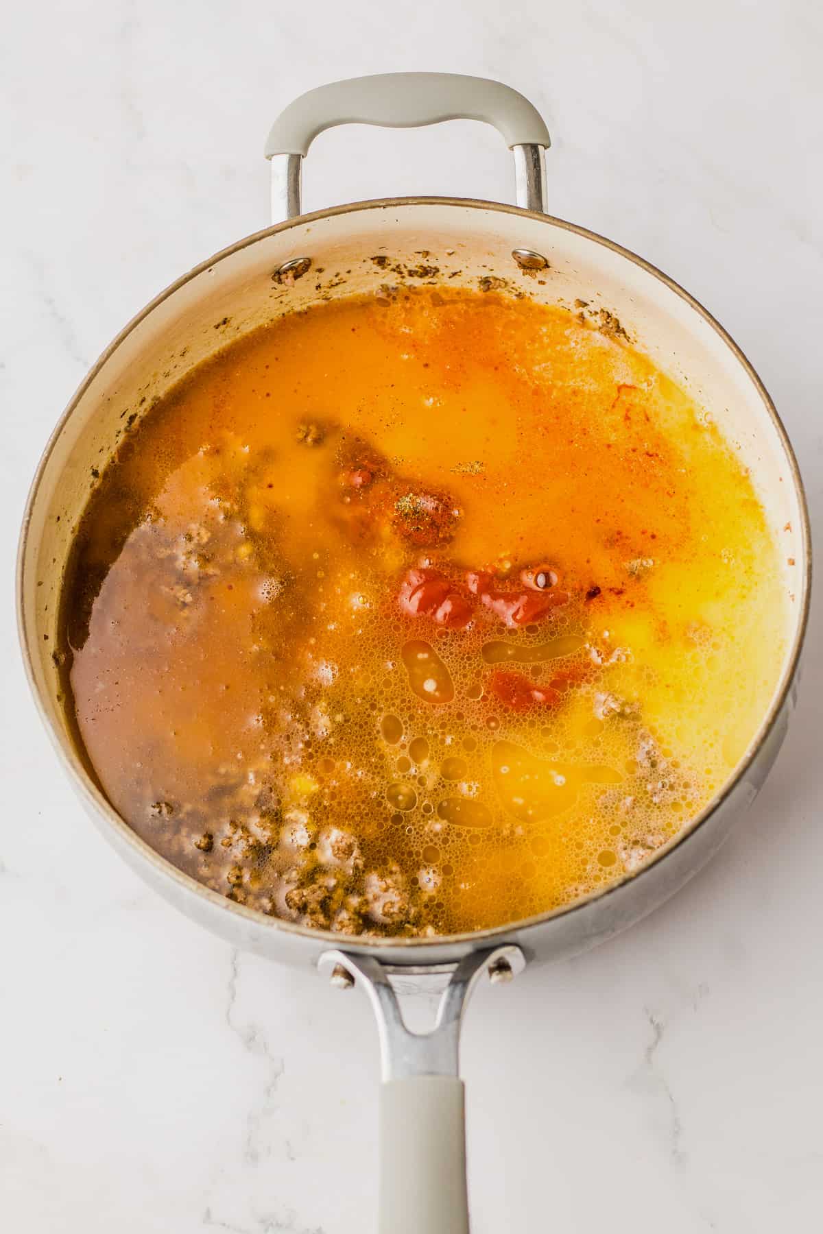 making the recipe