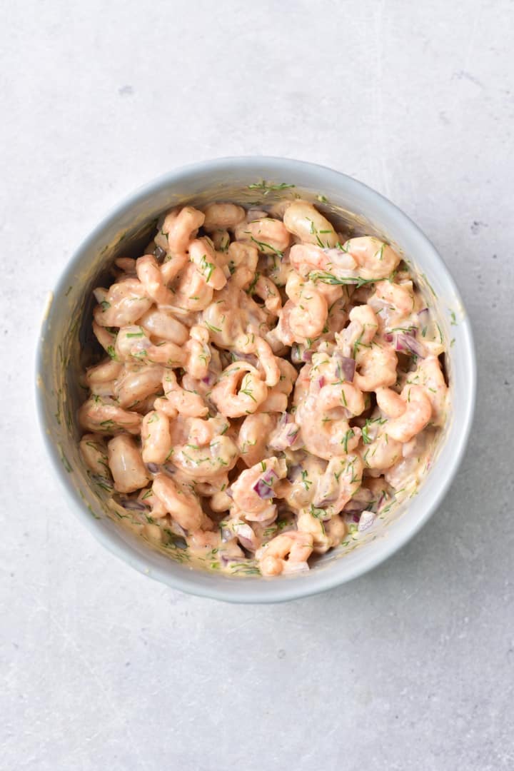 Easy Old Bay Shrimp Salad - The Travel Palate