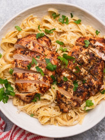 Chicken fettuccine alfredo recipe.